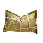 Coussin Rectangulaire 'Caldo' en satin "MADUREL TATA COL L01" 55CM x 35CM